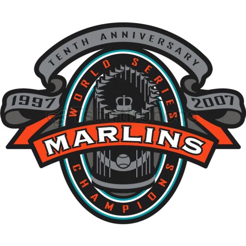 Miami Marlins T-shirts Iron On Transfers N1693